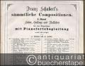 Rastlose Liebe. Nähe der Geliebten. Der Fischer. Erster Verlust. Der König in Thule, Op. 5 (= Franz Schubert's sämmtliche Compositionen. I. Band: Lieder, Gesänge und Balladen für eine Singstimme mit Pianofortebegleitung revidirt und corrigirt von L. Winkler und H. Sattler, Heft 5).