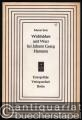Wirklichkeit und Wort bei Johann Georg Hamann (= Aufsätze und Vorträge zur Theologie und Religionswissenschaft, Heft 18).