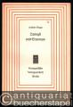 Zwingli und Erasmus. Die Friedensgedanken des jungen Zwingli (= Aufsätze und Vorträge zur Theologie und Religionswissenschaft, Heft 26).
