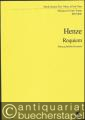 Requiem. Neun geistliche Konzerte für Klavier solo, konzertierende Trompete und großes Kammerorchester (1990-92) (= Musik unserer Zeit / Music of our time, Nr. 8198). Studienpartitur / Study score.