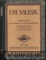 Musik (Bücher/Noten) » Musik-Zeitschriften - Die Musik. Monatsschrift, herausgegeben von Bernhard Schuster. XX. Jahrgang, Hefte 1-12 [in vier Bänden, vollständig].