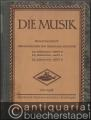 Musik (Bücher/Noten) » Musik-Zeitschriften - Die Musik. Monatsschrift, herausgegeben von Bernhard Schuster. XX. Jahrgang, Hefte 1-12 [in vier Bänden, vollständig].