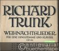 Musik (Bücher/Noten) » Noten/Partituren - Weihnachtslieder für eine Singstimme und Klavier, Op. 61. Mittel-tief.