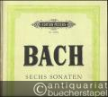 Sechs Sonaten für Violine und Cembalo, Band I (= Edition Peters, Nr. 4591a).