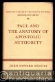 Paul and the Anatomy of Apostolic Authority (= Society for New Testament Studies, Monograph Series 26).