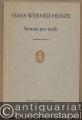 Sonata per archi (= Edition Schott, Nr. 4591). Studien-Partitur.