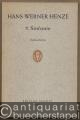 5. Sinfonie für großes Orchester (1962) (= Edition Schott, Nr. 5029). Studien-Partitur.
