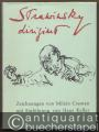 Strawinsky dirigiert. Zeichnungen.