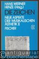 Die Zeichen. Neue Aspekte der musikalischen Ästhetik II.