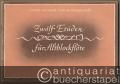 Zwölf Etüden für Altblockflöte. Zweites Ergänzungsheft zur Soloblockflöte.