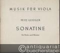 Sonatine für Viola und Klavier (= Edition Breitkopf, Nr. 5818).
