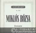 Sonate für Klavier (1948), Op. 20 (= Edition Breitkopf, Nr. 5976).