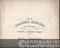Six grandes marches et trios pour le piano a quatre mains composees par Franc. Schubert. Oeuvre 40. Cah. I u. Cah. II.