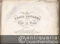 Musik (Bücher/Noten) » Noten/Partituren - Trois Sonates pour Piano et Violon, dedies a M|r. Salieri, Premier Maitre de Chapelle S. M. l'Empereur de l'Autriche. Composees par L. van Beethoven. Oev. 12, No. 1, 2 u. 3 [in drei Heften, nur die Klavierstimme ohne Violine].