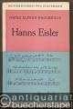Hanns Eisler (= Musikbücherei für Jedermann, Nr. 19).