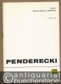 Sonata per violoncello e orchestra (1964) (= PWM 6025). Partitura.