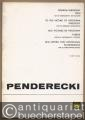Ofiarom Hiroszimy. Tren / Den Opfern von Hiroshima. Klagegesang für 52 Streichinstrumente (1959-1961) (= PWM 5598). Partitura.
