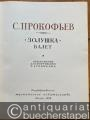 Musik (Bücher/Noten) » Noten/Partituren - "Zoluschka". Balet v trech dejstvijach. Sotsch. 87 (1940-1948). Perelozhenie dlja fortep'jano L. Atovm'jana [Aschenbrödel. Ballett, op. 87. Übertragungen für Klavier von L. T. Atovm'jan] (= S. Prokofiev, Sobranie sotchinenij, tom 11).