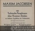 100 Technische Paraphrasen über Kreutzer-Etüden zur höchsten Ausbildung der Violintechnik. Band I: Technik der linken Hand, Hefte 1a, 1b u. 2 [so vollständig].