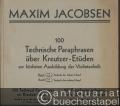 Musik (Bücher/Noten) » Noten/Partituren - 100 Technische Paraphrasen über Kreutzer-Etüden zur höchsten Ausbildung der Violintechnik. Band I: Technik der linken Hand, Hefte 1a, 1b u. 2 [so vollständig].