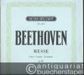 Messe C-Dur für Soli, Chor, Orchester und Orgel, Op. 86 (= Edition Breitkopf, Nr. 1414). Klavierauszug.
