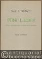 Fünf Lieder nach sorbischen Volksdichtungen (1960) (= Collection Litolff, Nr. 5291). Sopran und Klavier.