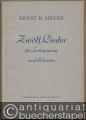 Zwölf Lieder für Sologesang und Klavier (1952) (= Collection Litolff, Nr. 5085).