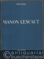 Manon Lescaut. Oper in 4 Akten. Klavierauszug mit Text.