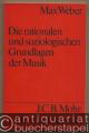 Die rationalen und soziologischen Grundlagen der Musik (= Uni-Taschenbücher, Bd. 122).