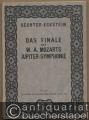 Das Finale der Jupiter-Symphonie (C-Dur) von W. A. Mozart [KV 551]. Analyse von Simon Sechter (= Wiener Philharmonischer Verlag, No. 407).