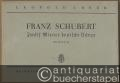 Zwölf Wiener deutsche Tänze für Klavier.