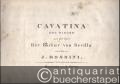Cavatina des Figaro aus der Oper Der Barbier von Sevilla von J. Rossini "Largo al factotum della cita" / "Ich bin das Factotum der schönen Welt". Clavierauszug.