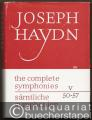 Symphonien V (50 - 57) (= Joseph Haydn. Kritische Ausgabe sämtlicher Symphonien / Critical edition of the complete symphonies. Philharmonia No. 593). Partitur.