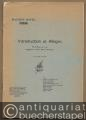 Introduction et Allegro. Pour harpe avec acct. de quatuor a cordes, flute et clarinette. Partition d'orchestre in 16 [Partitur].