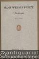 1. Sinfonie (1947). Neufassung 1963 für Kammerorchester (= Edition Schott, Nr. 5036). Studien-Partitur.