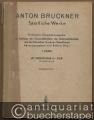 Anton Bruckner. Sämtliche Werke. Kritische Gesamtausgabe, 7. Band. Symphonie Nr. 7 E-Dur (Originalfassung). Partitur-Sonderausgabe.