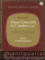Piano concerto in C major, K 503. The score of the New Mozart Edition. Historical and analytical essays (= Norton critical scores).