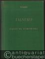 Falstaff. Commedia lirica in 3 atti di Arrigo Boito. Partitura d'orchestra.