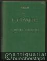 Il Trovatore. Dramma lirico in 4 parti di Salvatore Cammarano. Partitura d'orchestra.