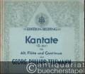 Kantate G-Dur "Ihr Völker hört" (Heilige drei Könige) für Alt, obligate Flöte und Continuo (= Edition Bisping Nr. 58).