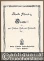 Quartett für zwei Violinen, Viola und Violoncello, Op. 7.