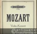Violin-Konzert (mit Kadenzen) KV 219, A-Dur (= Edition Peters, Nr. 2193a). Violine und Klavier.