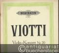 Violin-Konzert Nr. 20 D-Dur für Violine und Klavier (= Edition Peters, Nr. 2823a). Violine und Klavier.