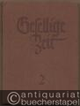Gesellige Zeit. Liederbuch für gemischten Chor. Zweiter Teil: Meisterwerke des 16. und 17. Jahrhunderts (= Bärenreiter-Ausgabe 910).