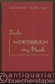 Fach-Wörterbuch der Musik.