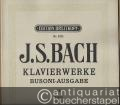 Klavierwerke. Busoni-Ausgabe XXI. Fugen (= Edition Breitkopf, Nr. 4321).