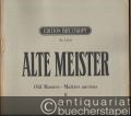 Alte Meister / Old Masters / Maitres anciens, Band II: Sammlung wertvoller Klavierstücke des 17. und 18. Jahrhunderts (= Edition Breitkopf, Nr. 111b). Piano solo.