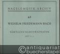Sämtliche Klaviersonaten, Heft 1: Nr. 1-3 (= Nagels Musik-Archiv, Nr. 63).