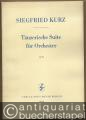 Tänzerische Suite für Orchester op. 25 (= PB 208). Partitur.
