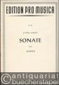 Sonate für Klavier (= Edition pro musica, Nr. 120).